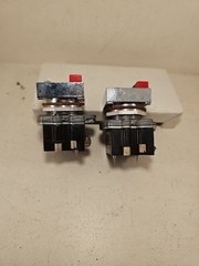 New Lot Of 2 Cutler Hammer Compact E30GG Pushbutton Operator W/ Indicator Light