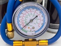 Envirosafe R290, R-290 Refrigerant, 6 cans with Brass Charging Gauge