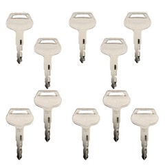 10pcs Keys 787 For Komatsu Heavy Equipment Key Excavator Dozer Loader Backhoe