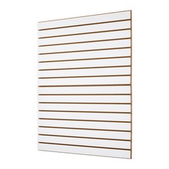 VEVOR 4 x 4 ft Slatwall Paneling MDF White Garage Slatwall with Modular Design