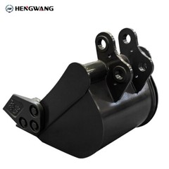 Enlarged 11.8in Mini Excavator Attachment Bucket Strong Alloy High Compatibility