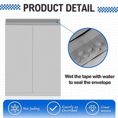 50 Pcs 14” x 18” Extra Large Mailing Envelopes 32lb with Gummed Flaps, Cata…