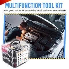 925Pcs Auto Car Bumper Retainer Clips Push Pin Rivet Screw Kit Fastener Remover