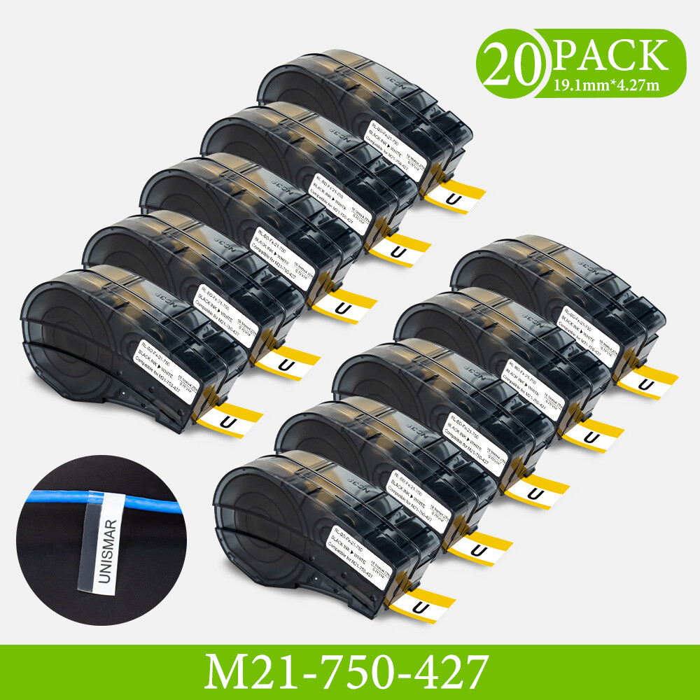 For BMP21-PLUS M21-750-595-WT M21-750-499 M21-750-427 Label Cartridges3/4″