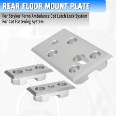 Floor Mount Plates for Stryker Ferno Ambulance Stretcher Fastening System 3PCS