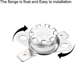 KSD301 Thermostat 155°C 311°F Normal Closed N.C Adjust Snap Disc Temperature