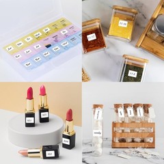 3040 Pcs Matte Small White Labels Stickers Blank Labels Removable Price Tags