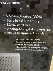 RadioShack Desktop 4GB Digital VOX Voice Recorder w/ SD Card Slot #1400214