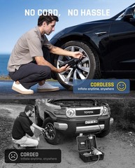Fanttik X8 APEX Tire Inflator Yellow and X8 APEX EVA Protective Case
