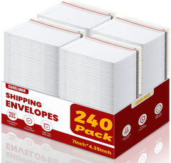 240 Pack Rigid Mailers, 7″X4.35″ Trading Card Shipping Envelopes for Collectors