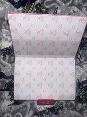 Juicy Couture Pink Illustrated Lined Journal w/ Heart Pen, 280 Pages