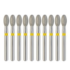 Dental Football Diamond Bur 379/023XF Egg Shape Extra Fine Yellow FG High Speed