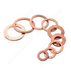 200Pcs Copper Diesel Injector Washers Fuel Set Seal Rings Assortment Kit