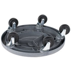 Trash Can Dolly Heavy-duty | 5 Caster | 460 Lb Capacity | 18″ Gray