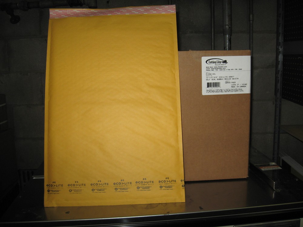 50 #6 Ecolite Kraft Bubble Mailers, 12.5″ x 19″ w/ Free Shipping – NEW PRICE!