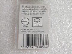 3 x BOSCH Metal Drills – 2 x 1mm HSS-CO and 1 x 2mm HSS – R – New – MG 29