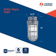 150w Incandescent Utility Vapor Tight Ceiling Mount Fixture
