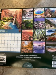 2025 National Parks Wall 12×12 Calendar