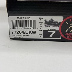 Skechers Work D’Lites SR Lankoe Safety Toe Shoes Women’s 7 BKW New