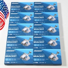 10 Packs Dental Orthodontic Bracket Braces Ceramic MBT 022 with 3-4-5 Hooks