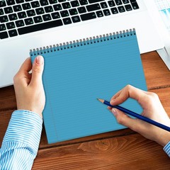 6 Packs 9.5″ x 11″ Landscape Note Pads College Ruled Notebooks Perforated Not…