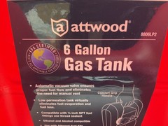 Attwood 8806LP2 Portable 6 Gallon Gas Fuel Tank – Marine, Boat, Emergencies Etc