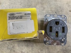 Hubbell HBL9450A Straight Blade Device Receptacle 50A 125/250V 3-Pole 4-Wire