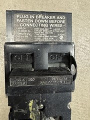 Challenger QFP2T Main Breaker 200 Amps Zinsco Slyvania