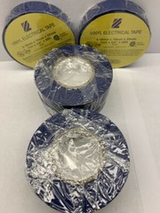 VINYL PVC ELECTRICAL TAPE 3/4″X 66′, FLAME RETARDANT, 1 ROLL BLUE