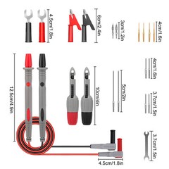 5Pcs 1000V Stackable Banana to Banana Plug Test Lead Wire Cable for Multimeter