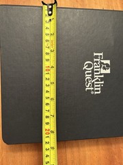 1990s Franklin Quest Planner 3 Ring Binder With Pages