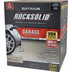Rust-Oleum 60009 RockSolid Garage Floor Coating Mocha Kit 1 Car Garage Kit