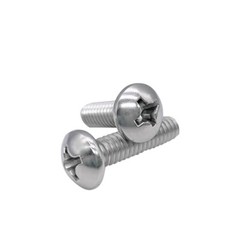 M2/M2.5/M3/M3.5/M4/M5 304 Stainless Steel Phillips Cross Pan Head Machine Screws