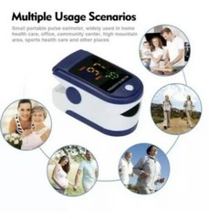 USA Color LED Finger tip Pulse Oximeter Blood Oxygen SpO2 Monitor LK87 2xAAA USA