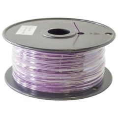 1,000 Feet Purple 22 Gauge Stranded Hook-Up Wire, Tinned Copper, PVC Insulation