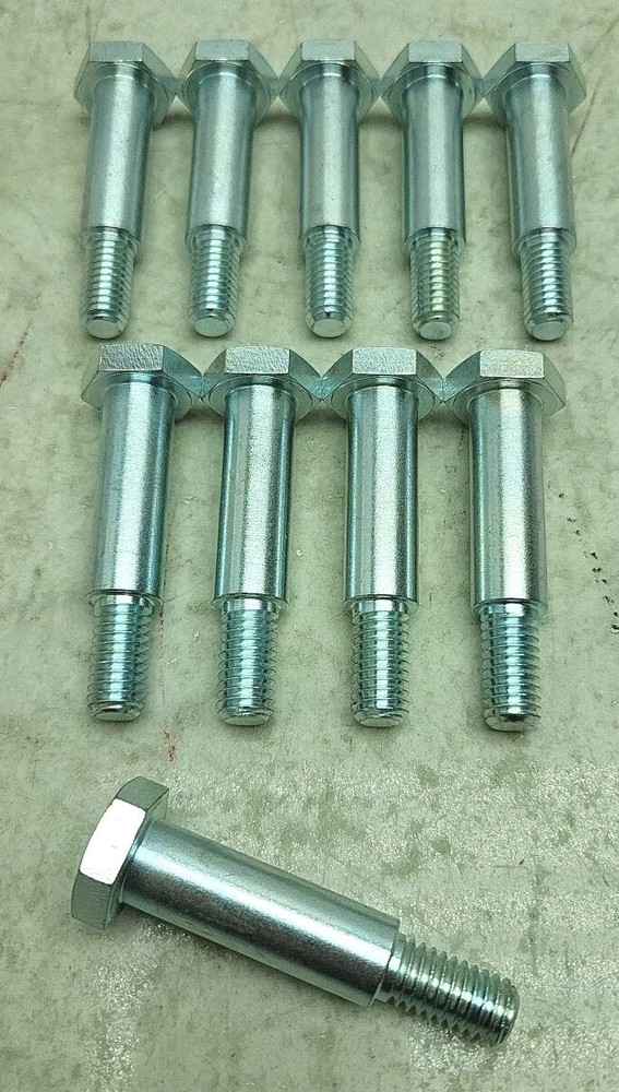 10 Pack Z0713 Shoulder Screw 1/2″ x 1-1/2″ 3/8-16 x 2-1/2″ Oal