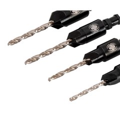 Spyder 4-Piece HSS Countersink Twist Drill Bit Set, 19168