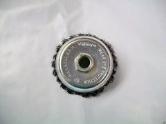 3″ Knotted Wire Cup Brush, Coarse, 5/8″-11 Thread