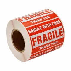 Fragile Stickers 2 x 3 Fragile Label Sticker Handle With Care Mailing 1-60 Rolls