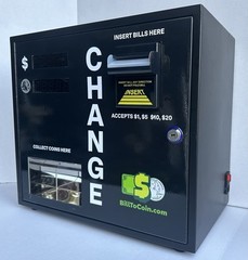 High Security Dollar To Quarter change machine fits 3000 quarters ($750)