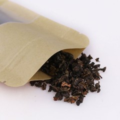 Reclosable Kraft Paper Zipper Seal Stand Up Pouch with Window Food Pack Lock Bag