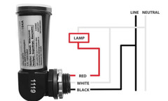 LED 120V Dusk To Dawn Outdoor Swivel Photo Cell Light Control Photocell Sensor