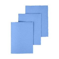 Medicom 8382 Dry-Back Plus Patient Bibs 13″ x 18″ Poly Blue 500/Pk