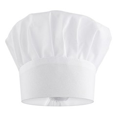 White Chef Hat Adjustable Elastic Kitchen Cooking Cap for Kids Adults