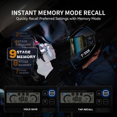 JASIC RL-600LA Auto Darkening Welding Helmet/Mask/Hood True Color Panoramic View