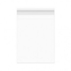 100 Clear Resealable Recloseable Adhesive Cello Lip and Tape poly Plastic bags