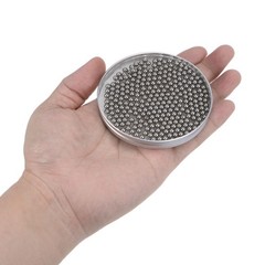 300pcs Precision Balls 5/32″ Diameter G25 Chrome Steel Ball for Bearings, Silver