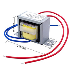Input AC 110V 50/60HZ Output AC 12V 10VA Transformer – Single Phase for Lighting
