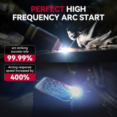 ARCCAPTAIN iControl TIG205 Pro 5 In 1 Cold Spot Stick/TIG Welder with Foot Pedal