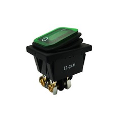 4Pin Inline Cord Rocker Switch DC 12V-24V IP66 Waterproof Power Toggle Switch